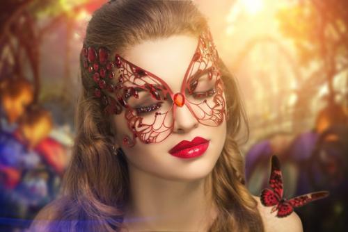 Маска и макияж - одного поля ягоды. 05