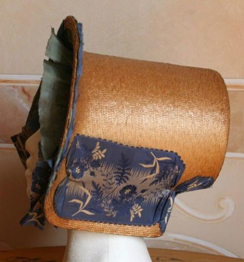 Летние женские головные уборы викторианской эпохи: шляпки, капоры, наколки 1840-1860-х годов. 03