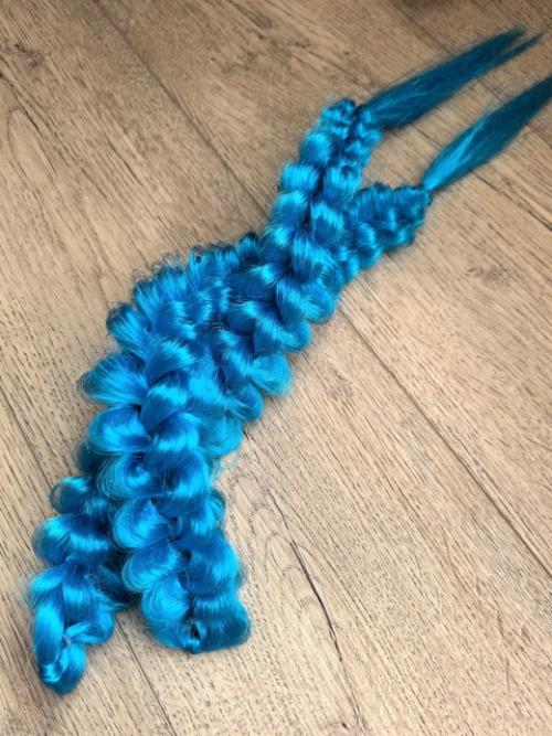 Быстрая и эфектная прическа - съемные косы для детей и взрослых. 03