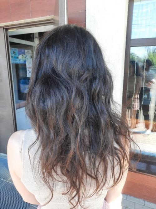 Стрижка и укладка натуральных кудрявых волос. 04