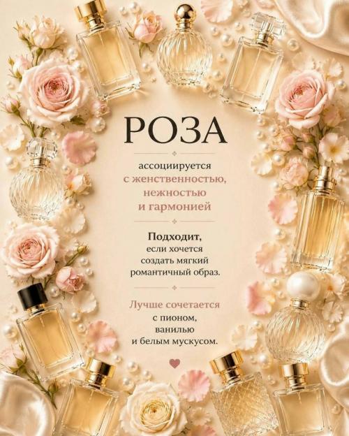 Правильно подобранный аромат может не только дополнить образ, но и подчеркнуть женственность, мягкость и уверенность. 01