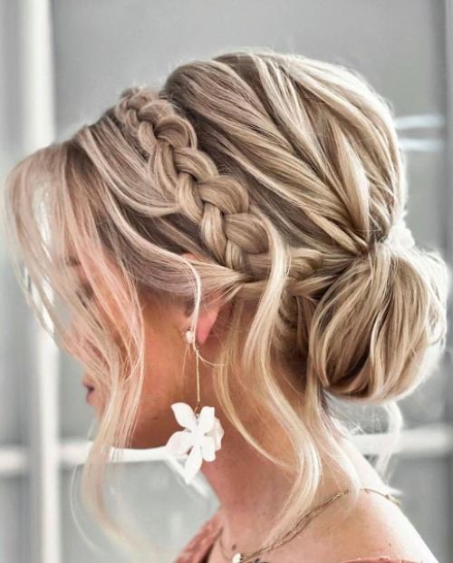 Подборка очень красивых текстурных причесок для невесты. 01