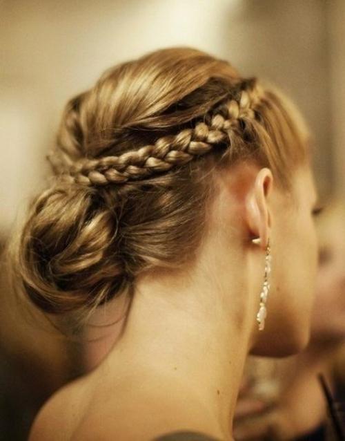 Бьюти - тренд: сложные пучки. 06