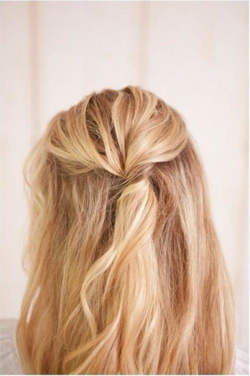 Прическа на основе французской косы. 01