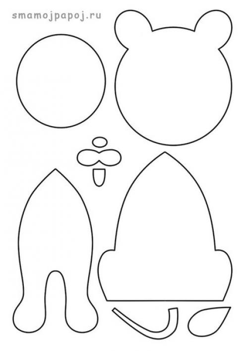 Поделки.  Объёмная аппликация Лев. 04