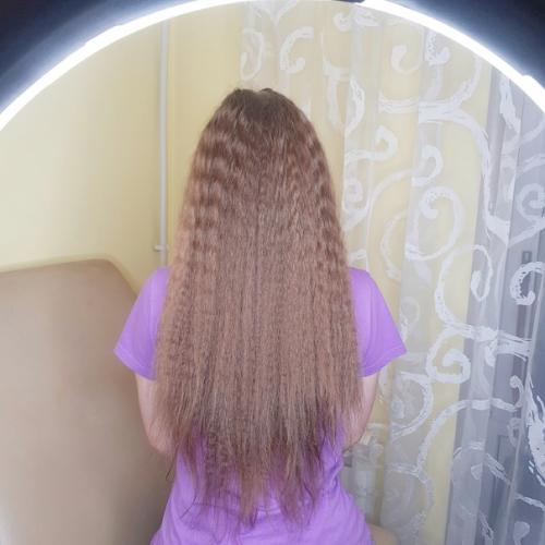 Можно из своих волос сделать 2 причёски. 03