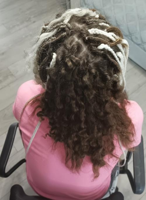 Два дня расплетала вот этих трех красоточек. 01 Два дня расплетала вот этих трех красоточек. 01