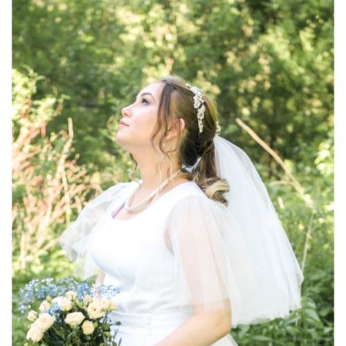 Невеста. Я, очень трогательно подхожу к созданию образу (макияж, причёска) невесте. 03