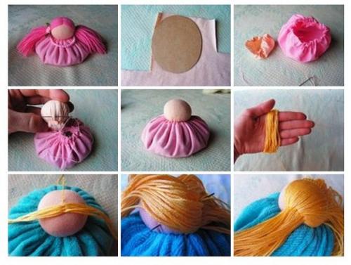 Оделки.  Вальдорфская кукла - зерновушка. 02