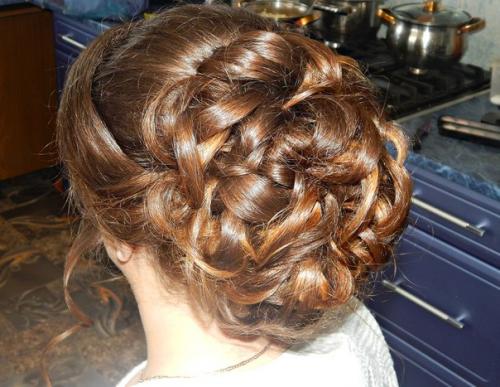 Макияж и прическа для моей любимой постоянной клиентки - Анастасии. 01