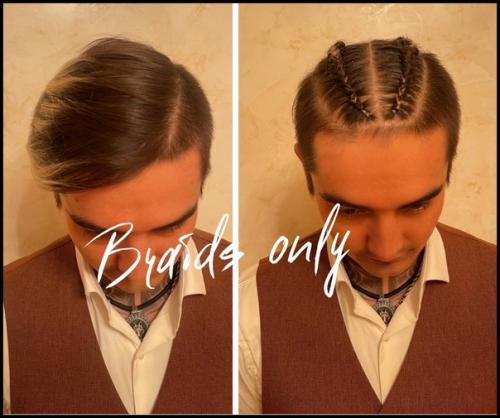 Последние годы прическа из брейдов у мужчин вышла за рамки круга реперов и стала модной и популярной прической на каждый день. 02