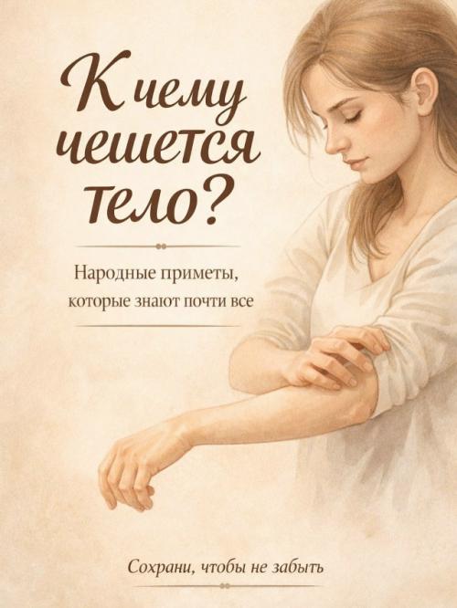 Верите в приметы? 

Иногда тело подаёт сигналы, а в народе на каждый из них есть своя примета.

