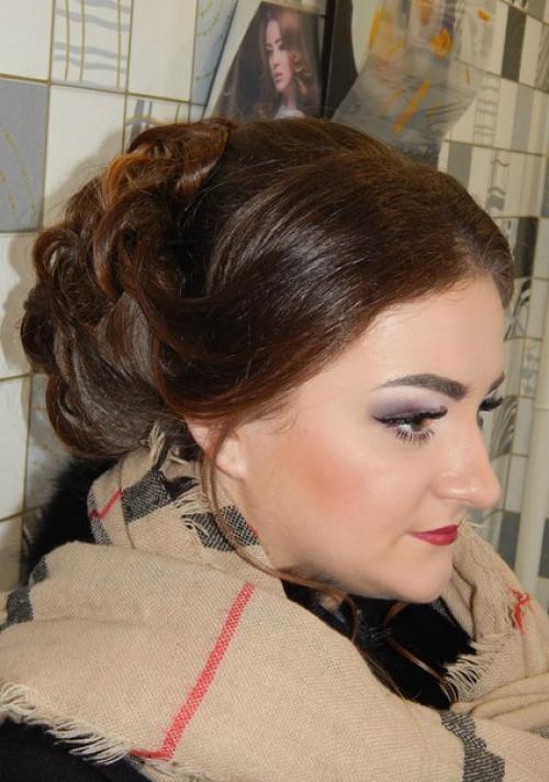 Макияж и прическа для моей любимой постоянной клиентки - Анастасии. 04