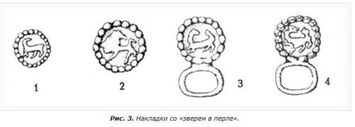 Украшения ремня, сбруи и сумок восточного происхождения из раскопок в великом Новгороде. 07