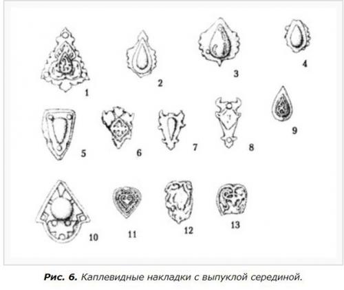 Украшения ремня, сбруи и сумок восточного происхождения из раскопок в великом Новгороде. 09