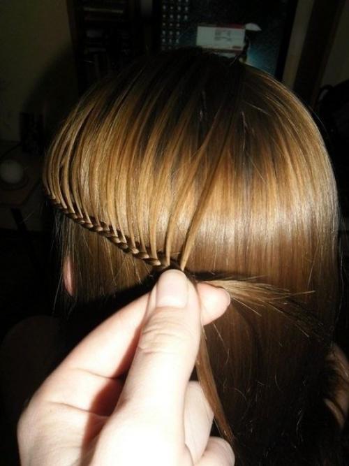 Фото - урок красивой и оригинальной косы. 04