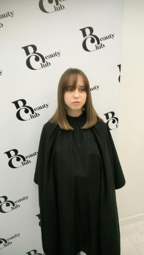 Окрашивание, стрижка.  Шатуш - это одна из модных разновидностей мелирования. 01