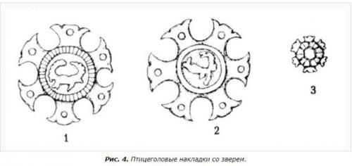 Украшения ремня, сбруи и сумок восточного происхождения из раскопок в великом Новгороде. 01