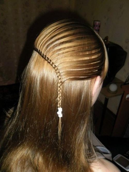 Фото - урок красивой и оригинальной косы. 07