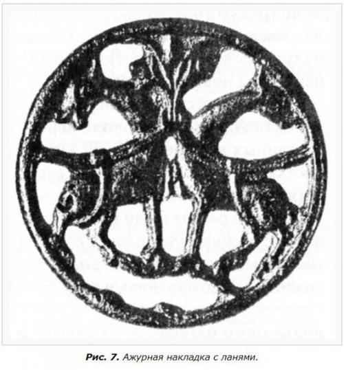 Украшения ремня, сбруи и сумок восточного происхождения из раскопок в великом Новгороде. 02