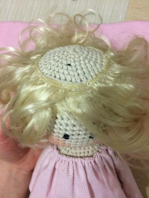 Волосы кукле из тресс. 07 Волосы кукле из тресс. 07