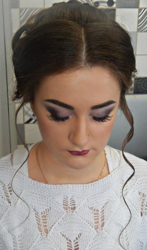 Макияж и прическа для моей любимой постоянной клиентки - Анастасии. 02