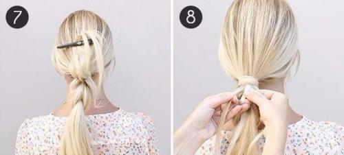 Двойная коса на основе резиночек: только посмотрите, какая красота! 04