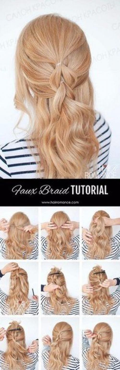 Топ - 10 причесок с косами! 07