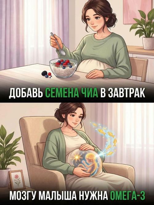 Питание будущей мамы работает сразу на двоих: на её самочувствие и на рост ребёнка. 04