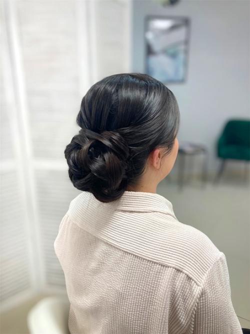 В выходные собирала девочек на национальную свадьбу, вот одна из причесок волосы ниже талии …. 01