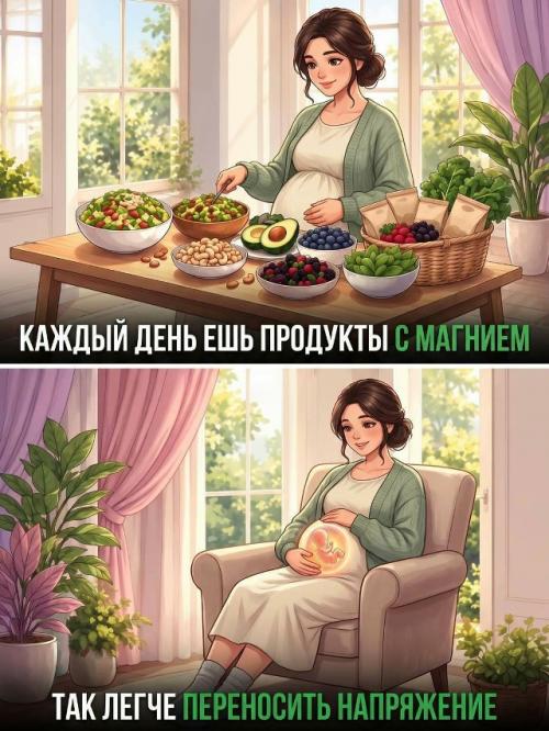 Питание будущей мамы работает сразу на двоих: на её самочувствие и на рост ребёнка. 03