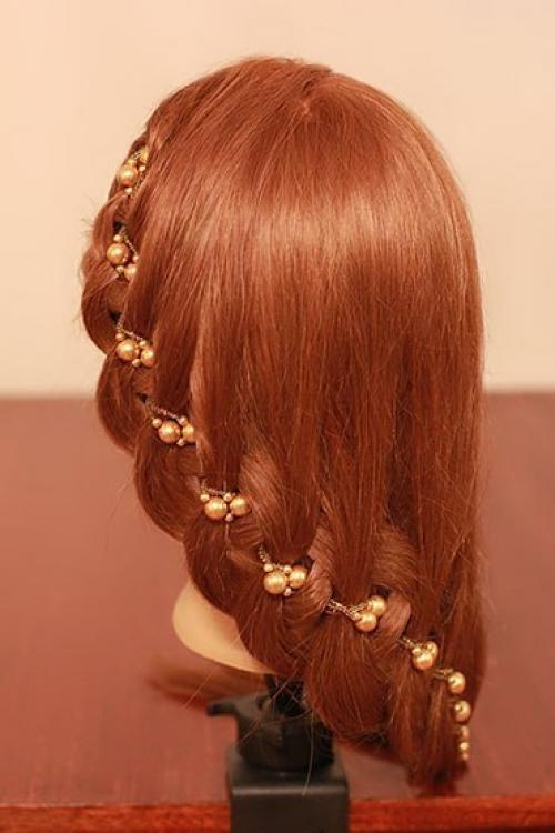 Шикарная прическа на выход. 04