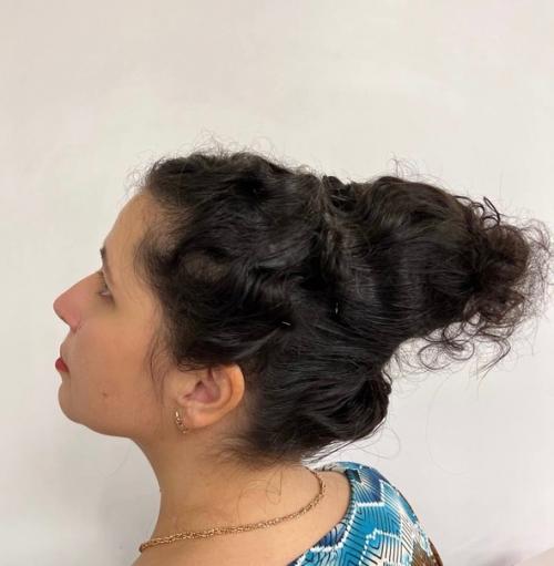 Греческая прическа: лампадион. 01 Греческая прическа: лампадион. 01