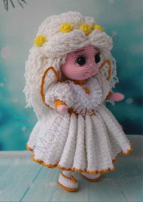 Почти готова вторая Куколка Ангел (Блондинка). 04