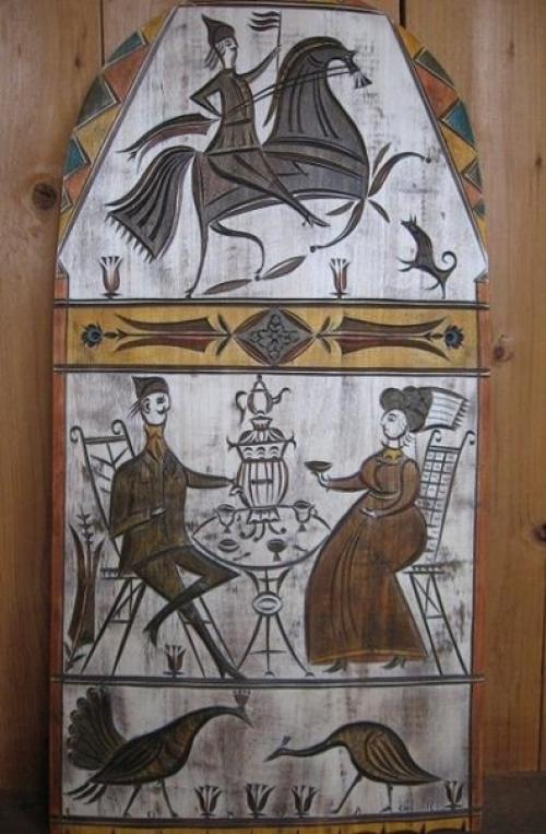 История городецкой росписи. 01