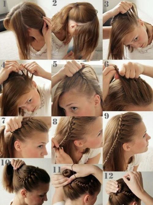 Красивые прически мы делаем своими руками? 02