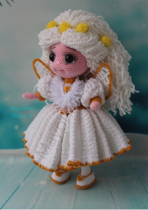 Почти готова вторая Куколка Ангел (Блондинка). 05