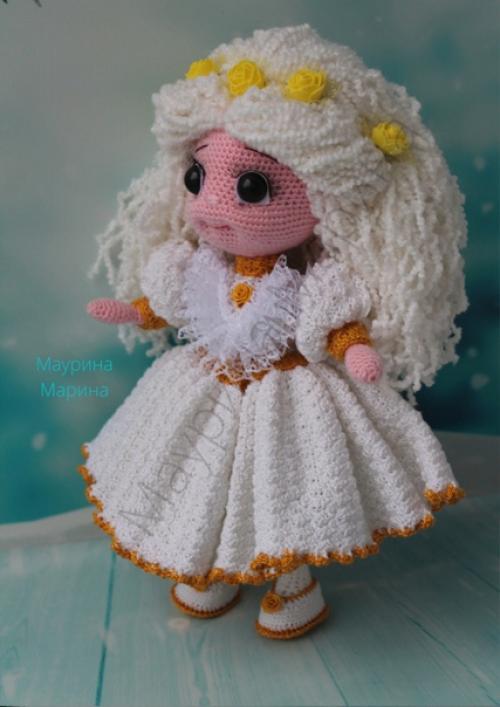 Почти готова вторая Куколка Ангел (Блондинка). 02