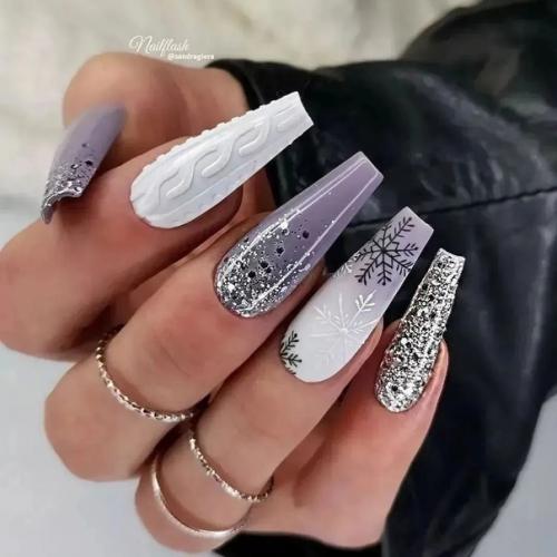 Идеи дизайна для длинных ноготков. 08