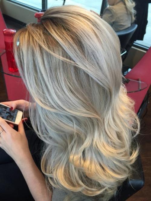 Каскад на длинные волосы. 03