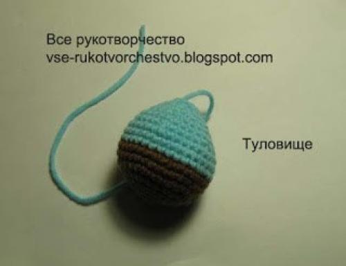 Обезьяна вязаная крючком. 02 Обезьяна вязаная крючком. 02