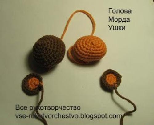 Обезьяна вязаная крючком. 03 Обезьяна вязаная крючком. 03