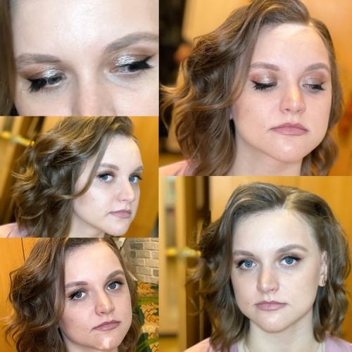 В этот раз она мама невесты, и красоту наводила в комплекте невеста + мама + подруга. 02