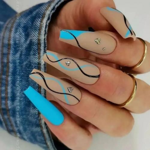 Идеи дизайна для длинных ноготков. 06