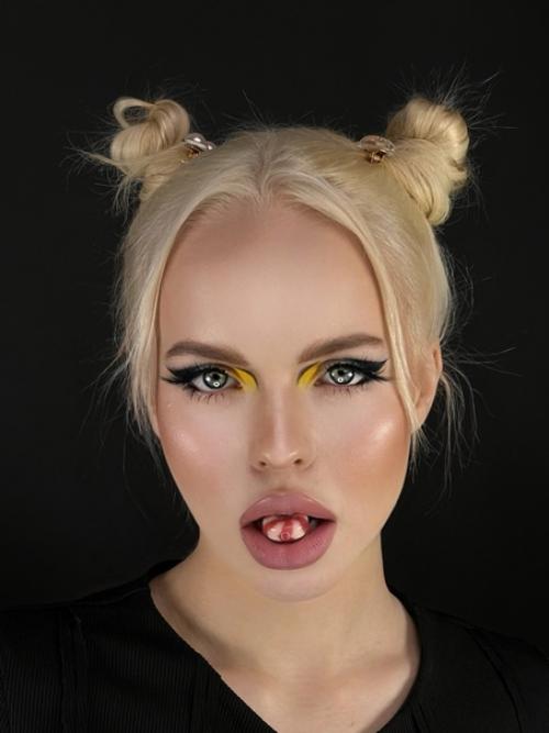 Моделей для полных образов макияж + прическа на ищу тфп. 02