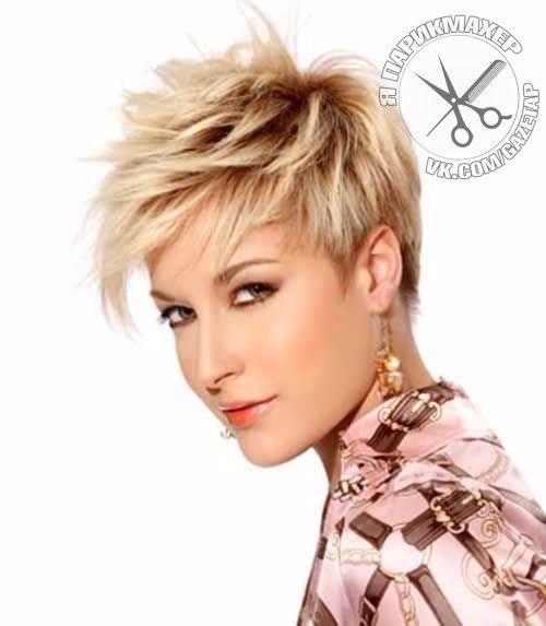 Стрижки фото.  Стрижка пикси - модная и неприхотливая. 05