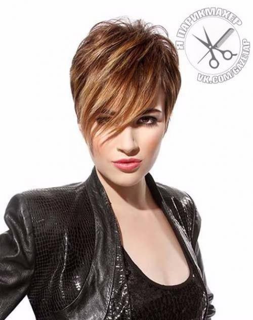 Стрижки фото.  Стрижка пикси - модная и неприхотливая. 01