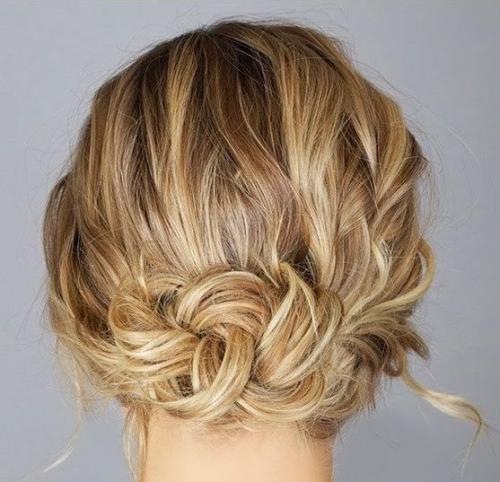 Прическа из узлов на волосах. 06 Прическа из узлов на волосах. 06