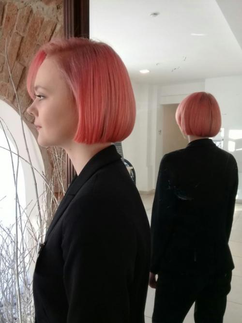 Мы чемпионы!  Антон догадов - модная женская стрижка с укладкой 1 место! 05