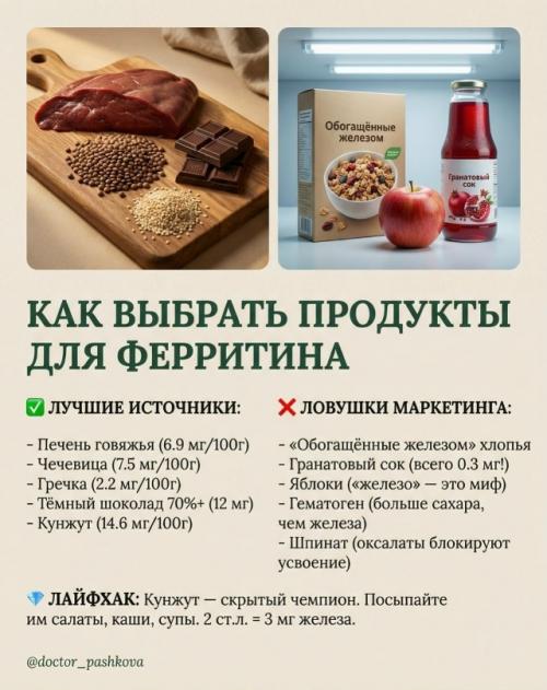 Ферритин - плохой показатель! 06